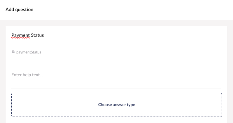 Screenshot payment status field 2